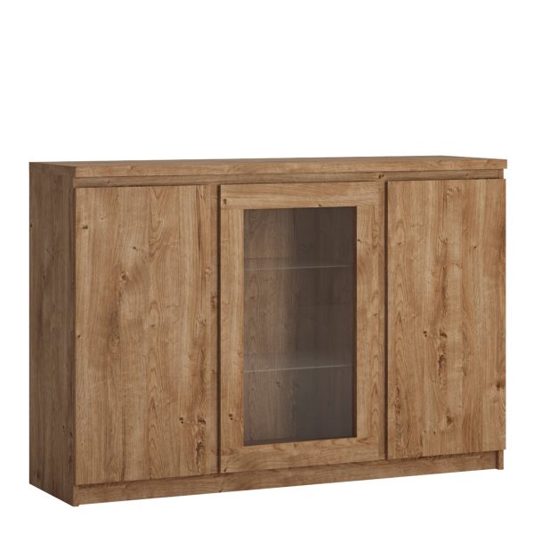 Fribo 3 Door Glazed Sideboard - Available In 2 Colours