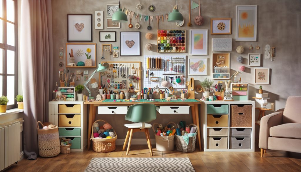 How Can I Create A DIY Craft Station Or Workspace In My Home?