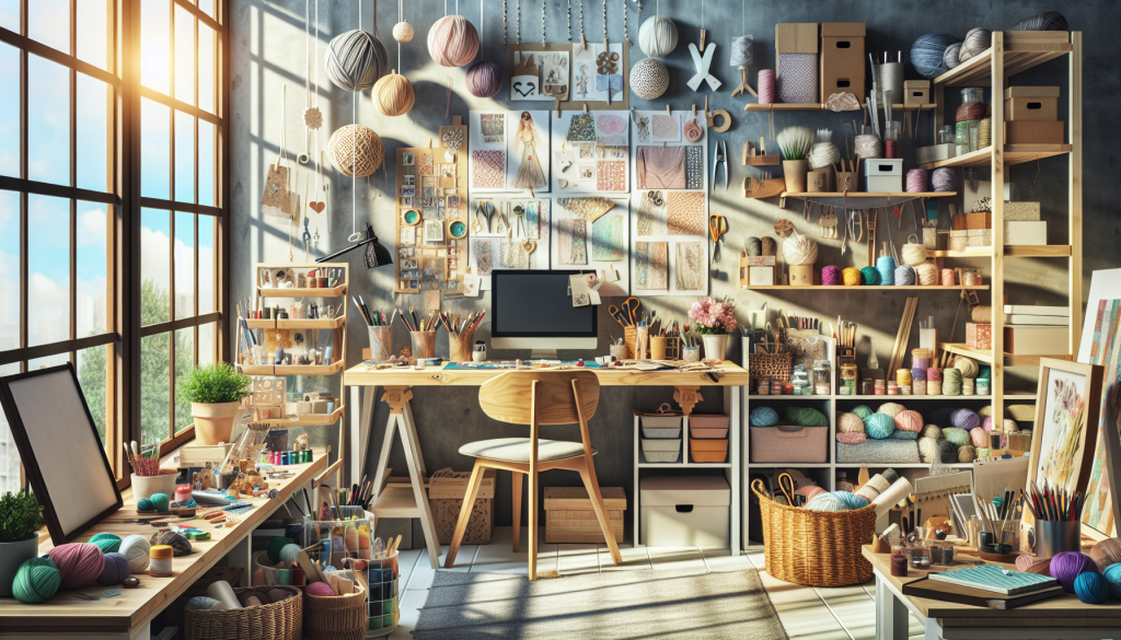How Can I Create A DIY Craft Station Or Workspace In My Home?